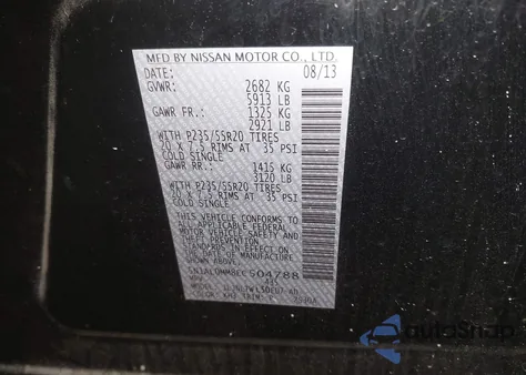 2014 Infiniti Qx60 из США, поврежденный, VIN 5N1AL0MM8EC504788